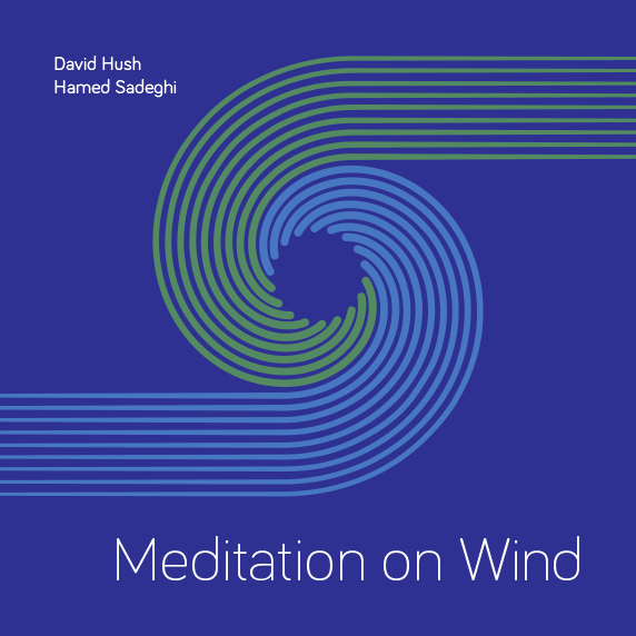 Meditation on Wind album cover with whirling lines